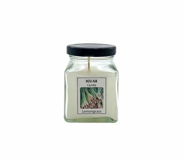 Scented candle bottle - Lemongrass